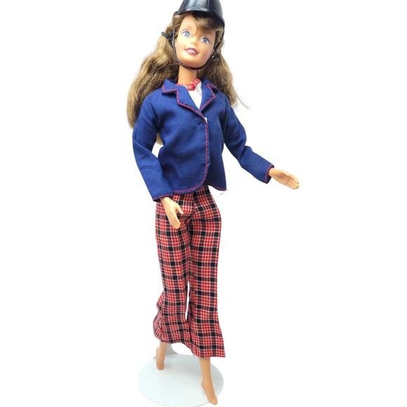 1997 Vintage Poseable Horse Riding Club Barbie #19268 ReDressed - Picture 9 of 10